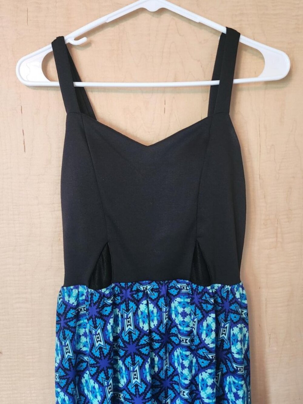 High-low maxi dress